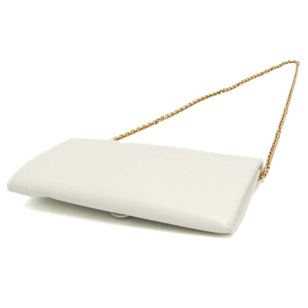 CHRISTIAN DIOR White Leather Shoulder Bag - Picture 2 of 16